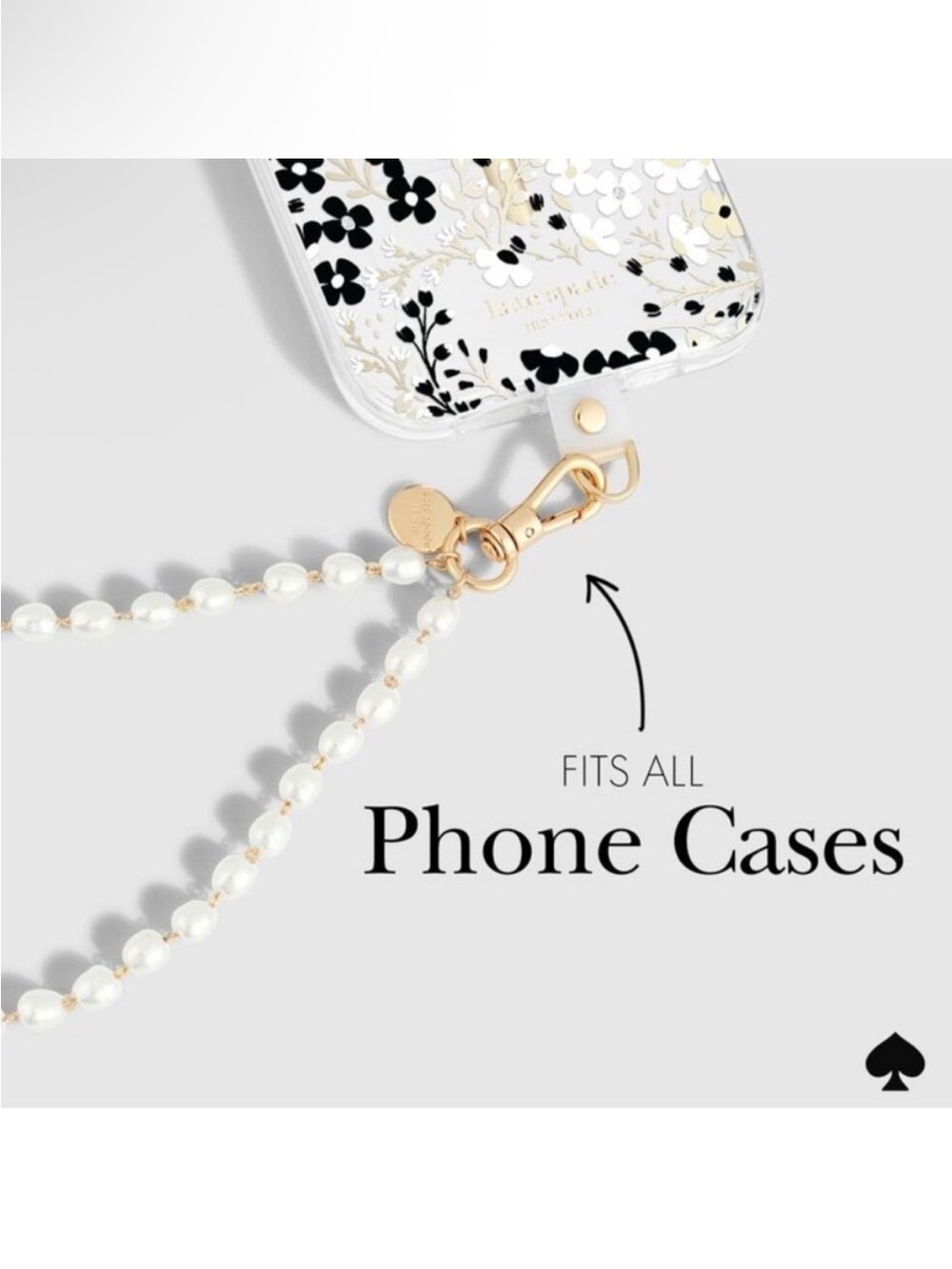 Kate Spade New York | Sea Pearl Phone Charm | New in box